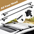 125CM Universal Adjustable Aluminum Alloy Car Roof Rack Cross Bars Carrier Lock