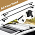 135CM Universal Adjustable Aluminum Alloy Car Roof Rack Cross Bars Carrier Lock