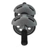 Exercise Wheel Double AB Roller Abs Abdominal Workout Fitness Gym with Knee Pad