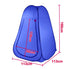 Pop Up  Portable Privacy Shower room Tent &20L Outdoor Camping Water Bag Camp Set - blue