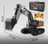 1/14 22CH RC Alloy Excavator Construction Engineering Vehicle Toy Gift