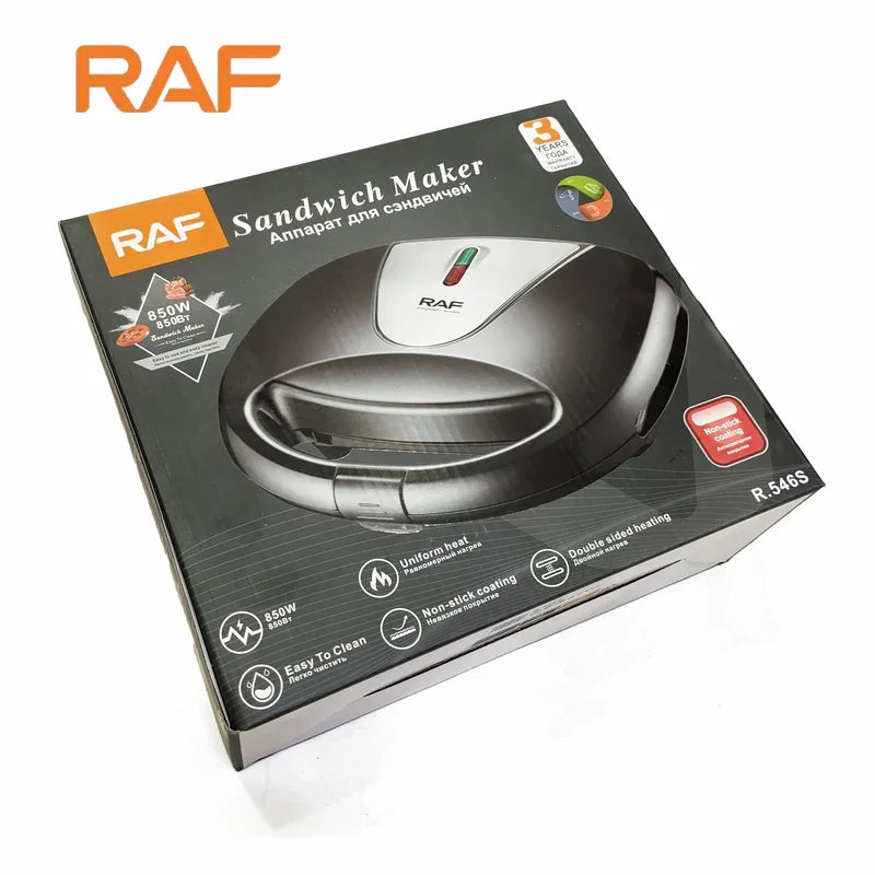 Sandwich Maker 4 Slice Stainless Steel Top & Dual Heating