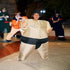 SUMO Fancy Dress Inflatable Suit -Fan Operated Costume