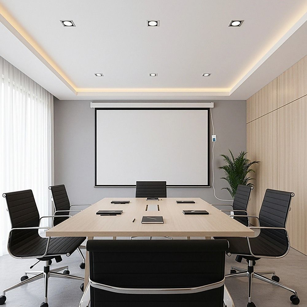 120 Inch Electric Motorised Projector Screen TV with Remote, Matte Fit