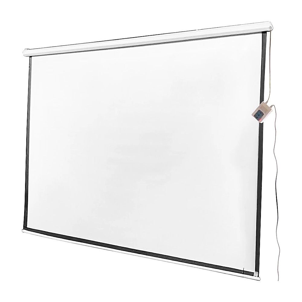 120 Inch Electric Motorised Projector Screen TV with Remote, Matte Fit