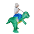 DINO Fancy Dress Inflatable Suit -Fan Operated Costume