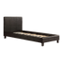 Single PU Leather Bed Frame Black