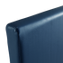 Single PU Leather Bed Frame Blue