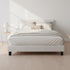 Queen PU Leather Bed Frame White