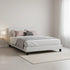 Queen PU Leather Bed Frame White