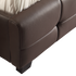 Double PU Leather Deluxe Bed Frame Brown