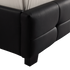 Double PU Leather Deluxe Bed Frame Black