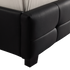 Queen PU Leather Deluxe Bed Frame Black