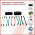 13 Piece Resistance Bands Set Latex Exercise Tubes Handles Leg Bands Home Gym