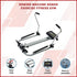 Hydraulic Rowing Machine Rower with LCD Display, 100kg Capacity, 2 x AA