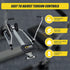 Hydraulic Rowing Machine Rower with LCD Display, 100kg Capacity, 2 x AA