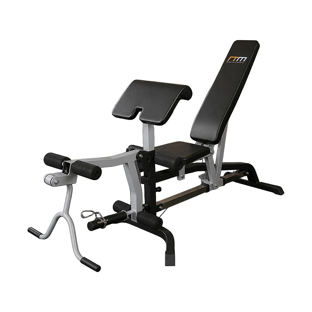 FID Adjustable Weight Bench Press with Flat Incline Decline and Leg Extension