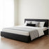 PU Leather King Bed Ensemble Frame