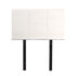 Designer Stitched PU Leather Single Bed Headboard, White, 980x560mm Size