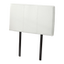 Designer Stitched PU Leather Single Bed Headboard, White, 980x560mm Size