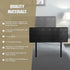PU Leather Double Bed Headboard Bedhead - Black
