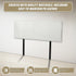 PU Leather Queen Bed Headboard Bedhead - White