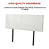 PU Leather Queen Bed Headboard Bedhead - White