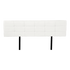 PU Leather King Bed Deluxe Headboard Bedhead - White