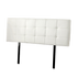 PU Leather King Bed Deluxe Headboard Bedhead - White