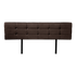 PU Leather King Bed Deluxe Headboard Bedhead - Brown