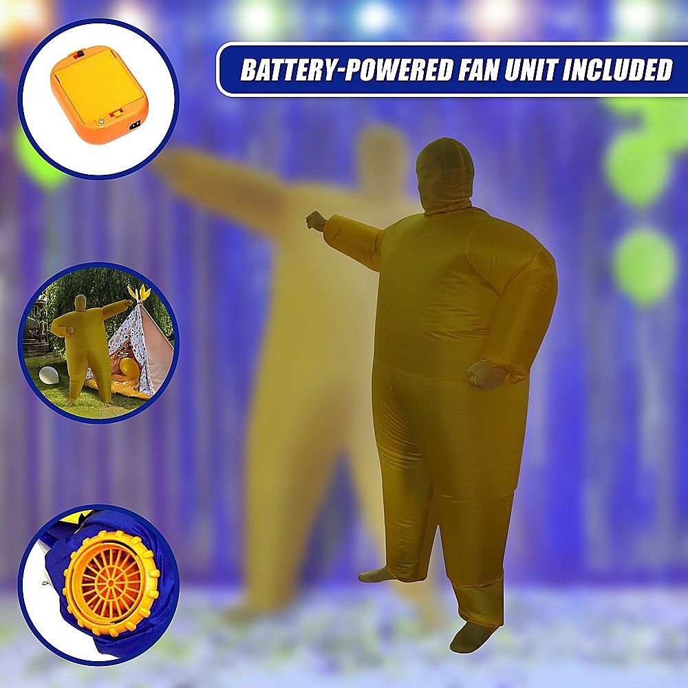 Sunshine Inflatable Costume Fancy Dress Suit Fan Operated
