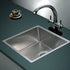 490x440mm Handmade 1.2mm Stainless Steel Undermount Topmount Kitchen Laundry Sink with Waste