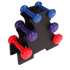6-Piece Dumbbell Set with Rack
