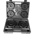 20kg Black Dumbbell Set with Carrying Case