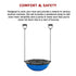 Gym Balance Core Ball with Resistance Strap