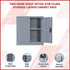 Two-Door Shelf Office Gym Filing Storage Locker Cabinet Safe