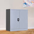 Two-Door Shelf Office Gym Filing Storage Locker Cabinet Safe