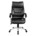 PU Leather Executive Office Chair – Ergonomic Swivel Computer Desk Chair in Black