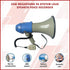 25W Megaphone PA System Loud Speaker Voice Recorder