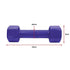 2kg Dumbbells Pair, PVC Rubber Coated, Hexagonal Design, Cast Iron Build