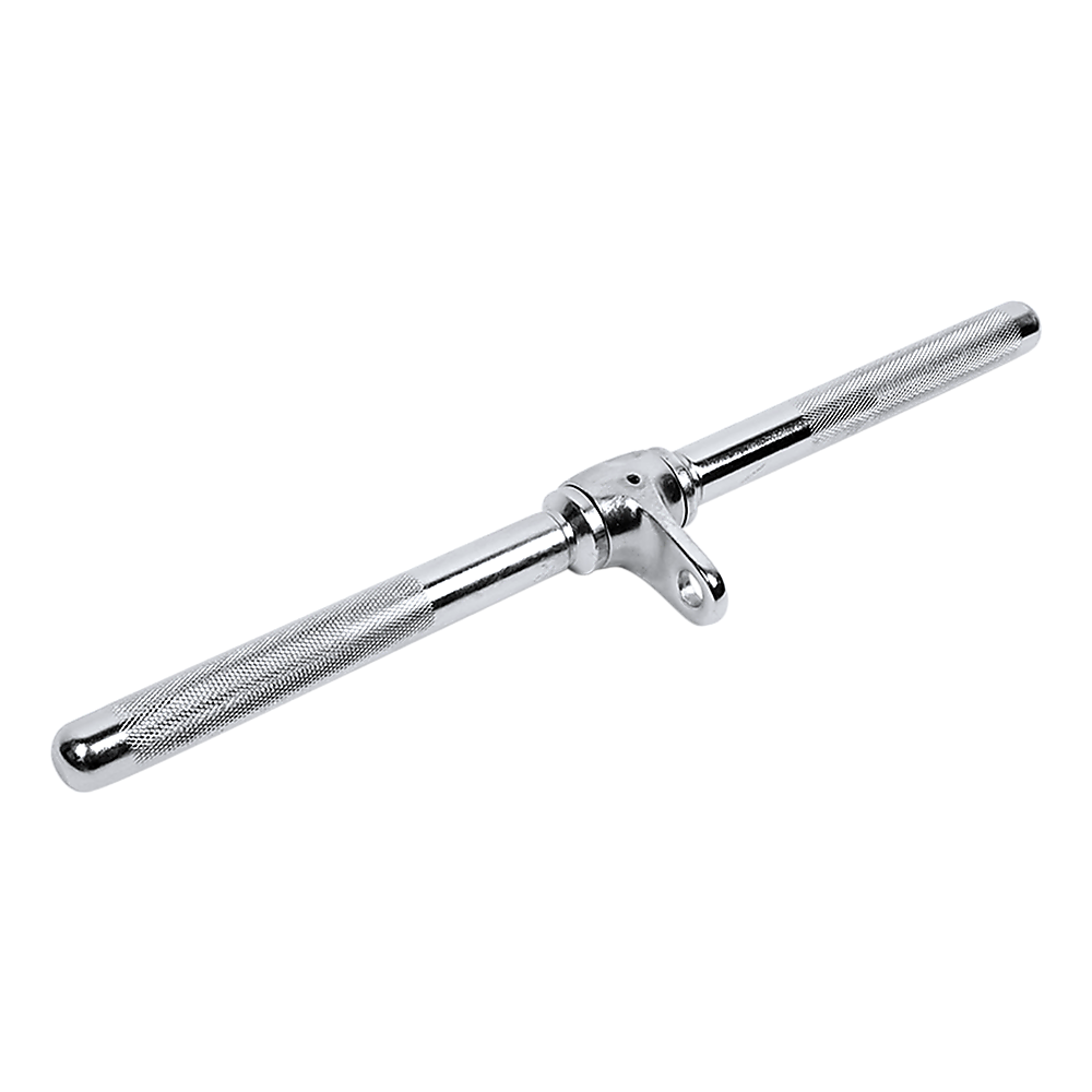 Revolving Straight Bar – Gym Cable Attachment for Tricep, Bicep & Pulley Workouts