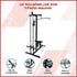 Lat Pulldown Low Row Fitness Machine – Home Gym Strength Trainer
