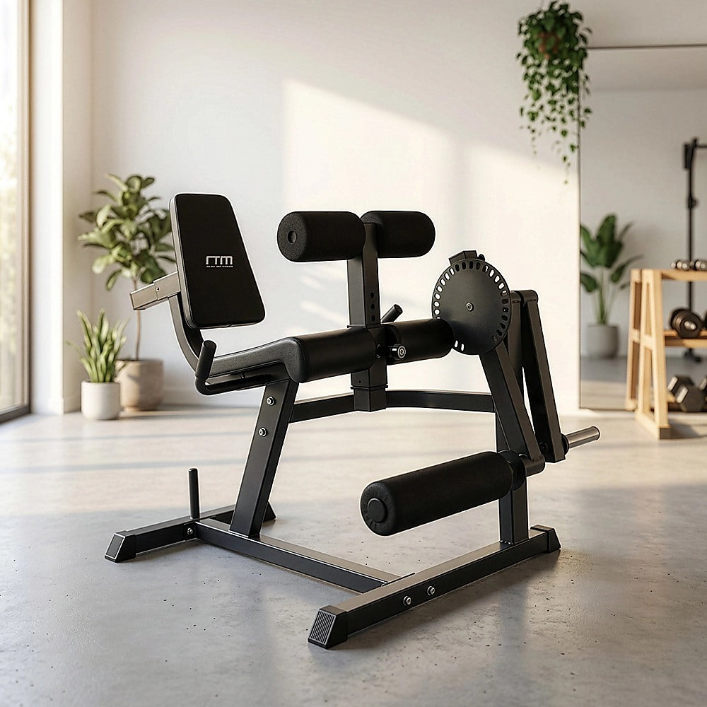 Leg Extension Curl Machine – Adjustable Home Gym Quad & Hamstring Workout Bench