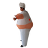 CHEF Fancy Dress Inflatable Suit -Fan Operated Costume