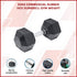 25KG Commercial Rubber Hex Dumbbell Gym Weight