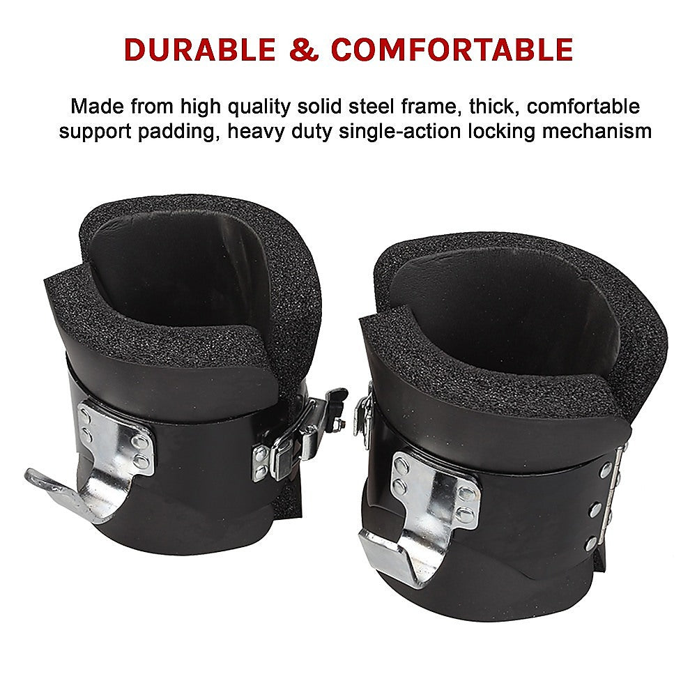 Gravity Inversion Boots for Back Therapy – Spine Decompression & Fitness Training