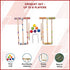 6 Player Croquet Set Outdoor Lawn Game Complete Family Garden Sports Kit