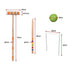 6 Player Croquet Set Outdoor Lawn Game Complete Family Garden Sports Kit