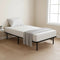 Single Metal Bed Frame Black Steel Platform 250kg Capacity