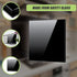 Toughened 60cm x 75cm Black Glass Kitchen Splashback